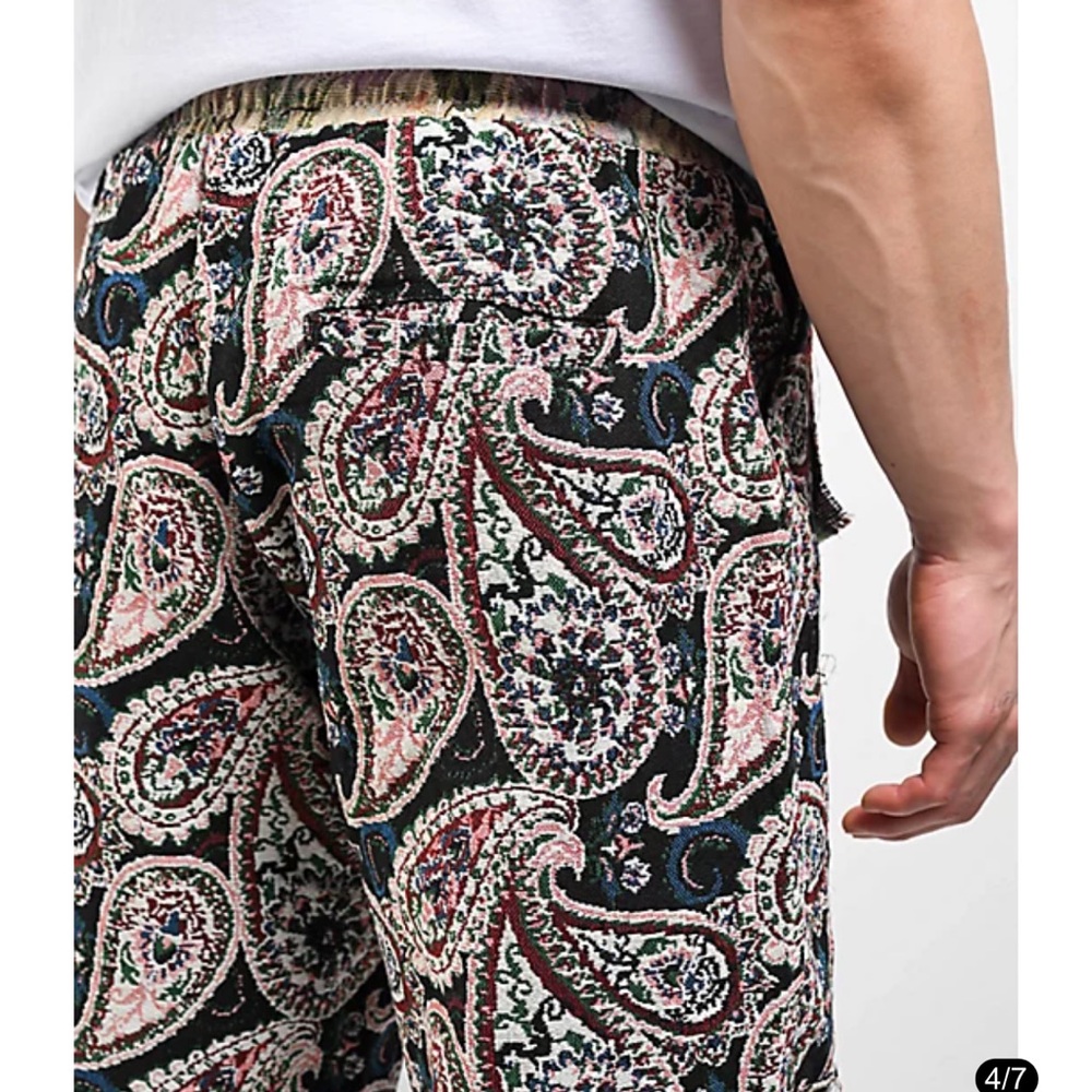 American Stitch Multicolor Patchwork Paisley Pants - image 3